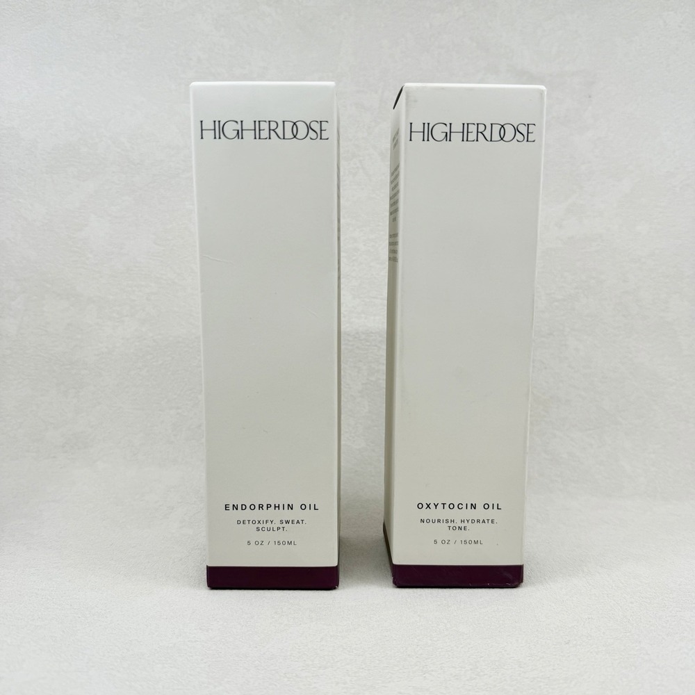 HigherDOSE Higher Dose Oxytocin Body Oil And Endorphin Body Oil Set New Sealed